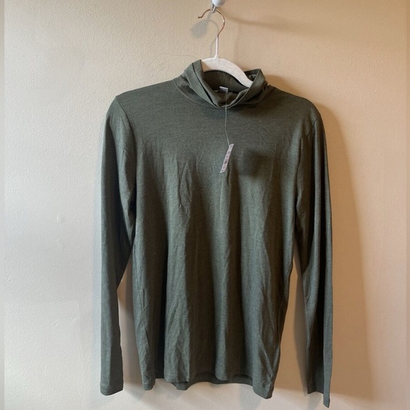 J. Crew Tissue Turtleneck In Frosty Olive - Picture 4 of 6